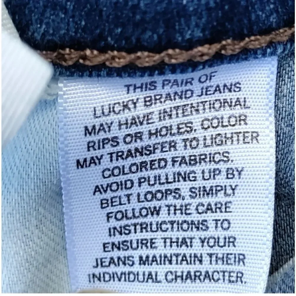 LUCKY BRAND BROOKE CAPRI RELEASED HEM SKINNY JEANS SZ 2/26